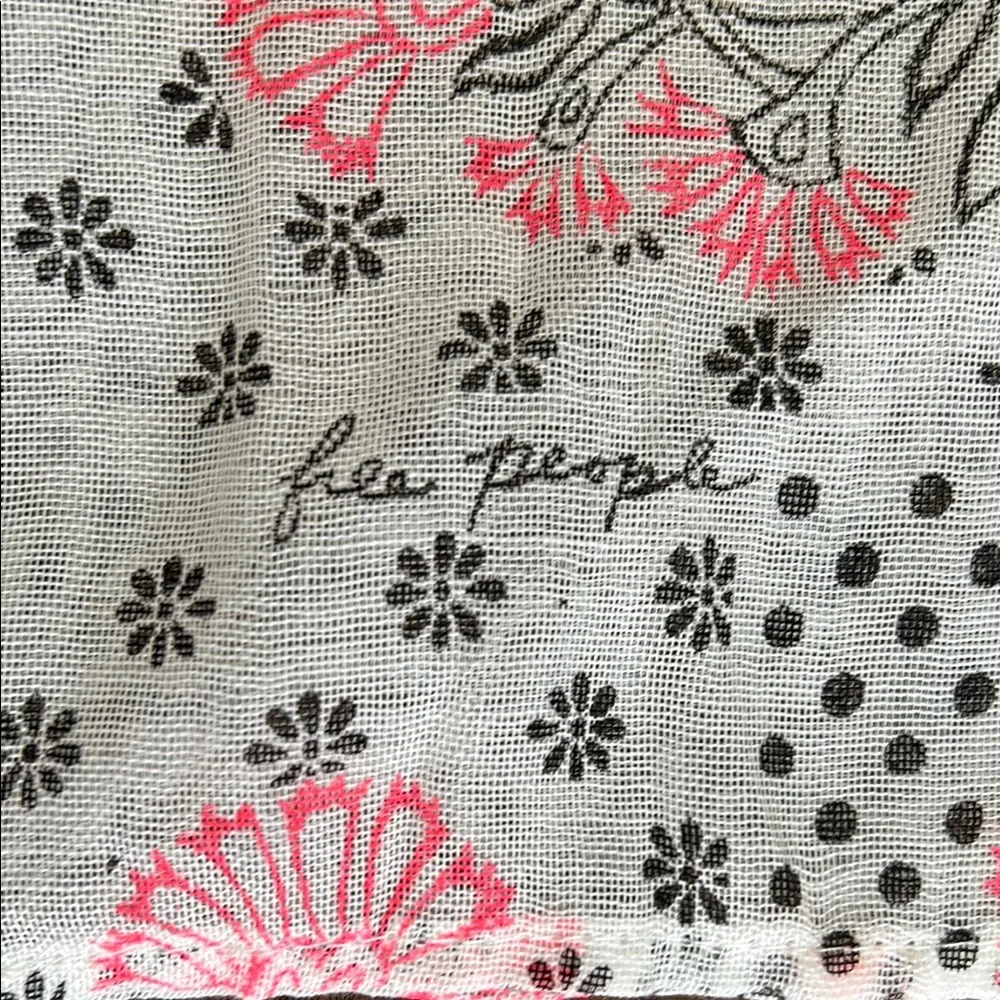 Free People Patchwork Pink and Gray Shoulder Bag - Picture 3 of 4